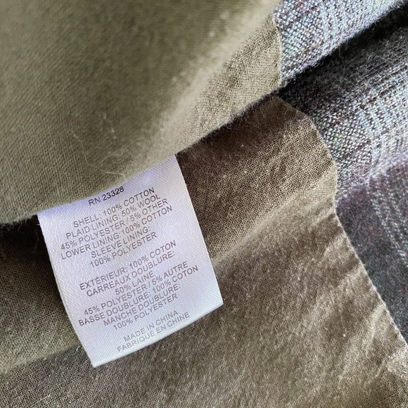 Pendleton Women's Dry Goods Barn Coat Jacket  Size S/P Olive Green - Picture 9 of 11